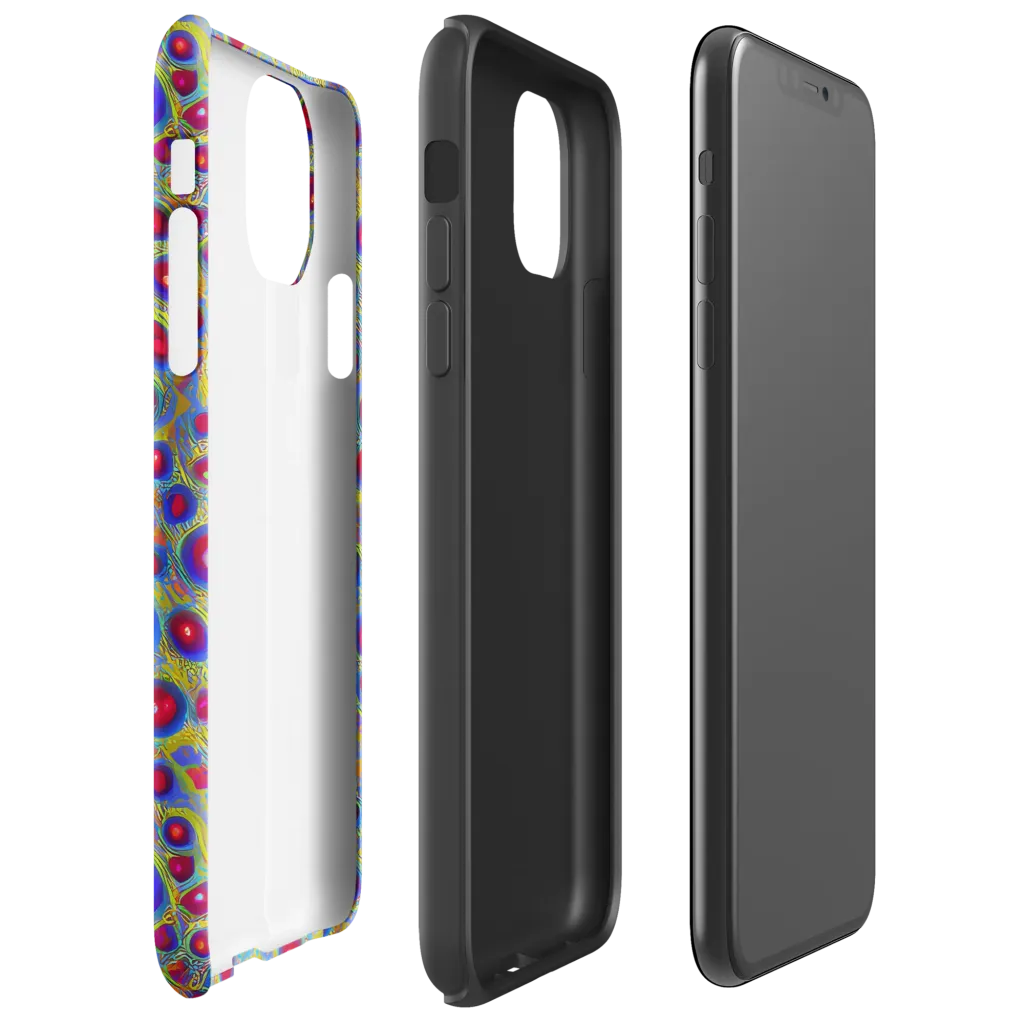 Prismatic Tide on Tough Case for iPhone® — Right