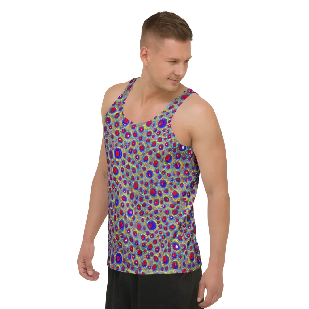 Prismatic Tide on Men's Tank Top — Left Front