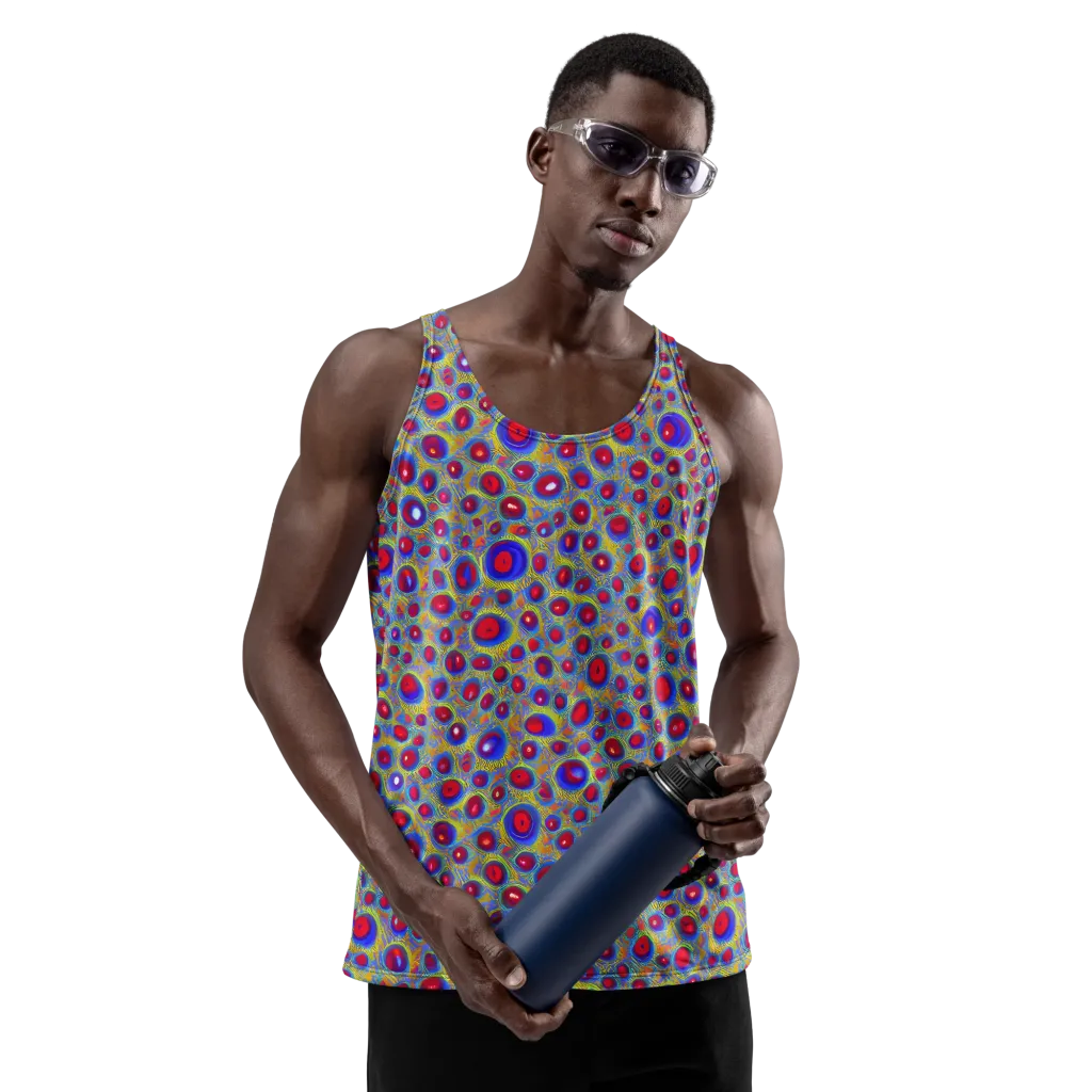 Prismatic Tide on Men's Tank Top — Front