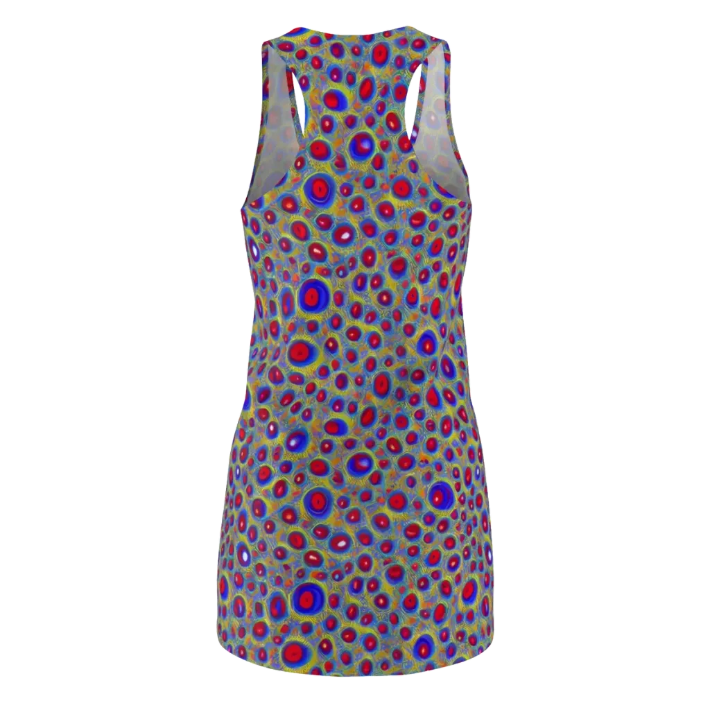 Prismatic Tide on Racerback Dress — Back
