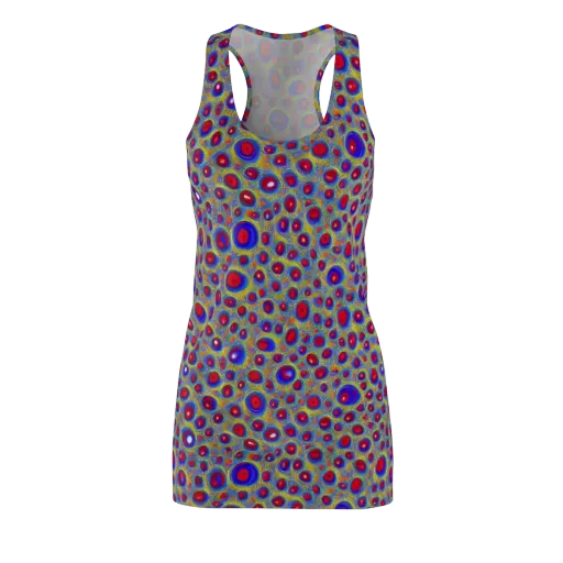 Prismatic Tide on a Racerback Dress