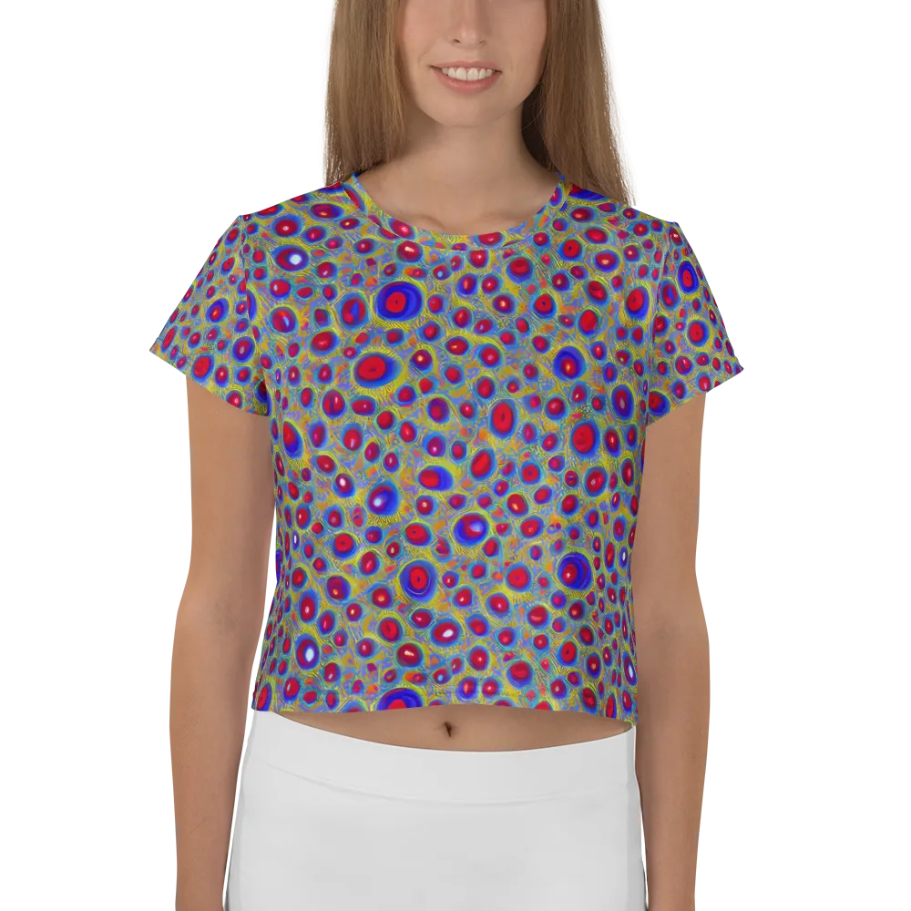 Prismatic Tide on Crop Tee — Front