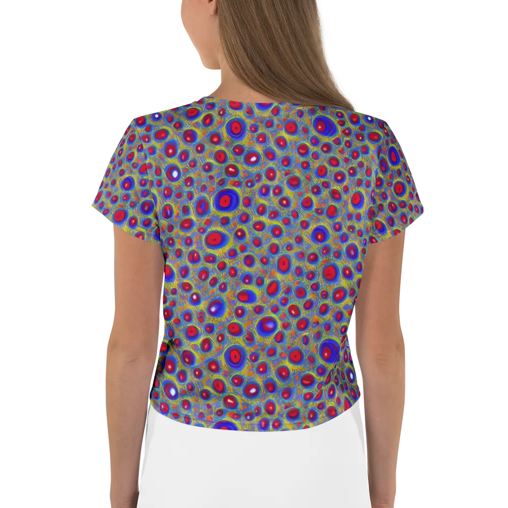 Prismatic Tide on Crop Tee — Back