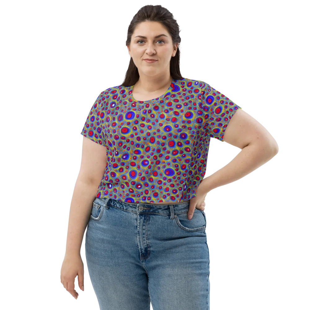Prismatic Tide on Crop Tee — Front