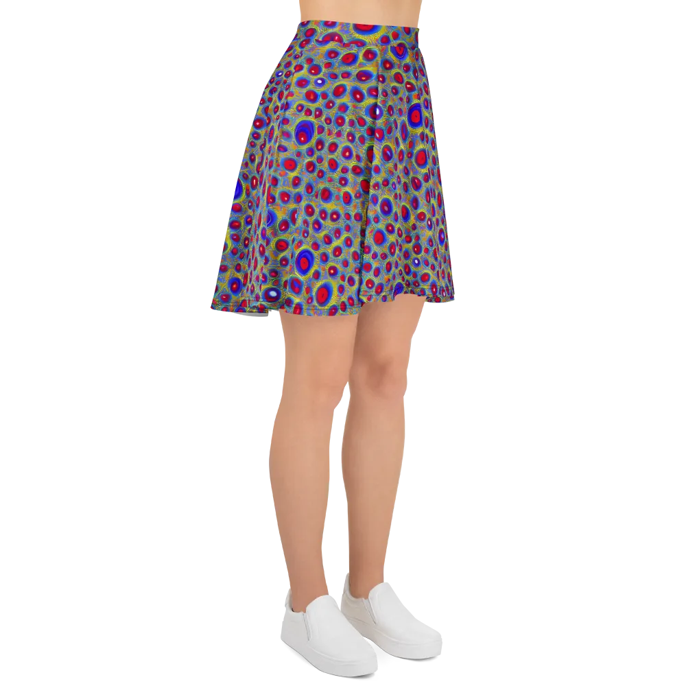 Prismatic Tide on Skater Skirt — Right