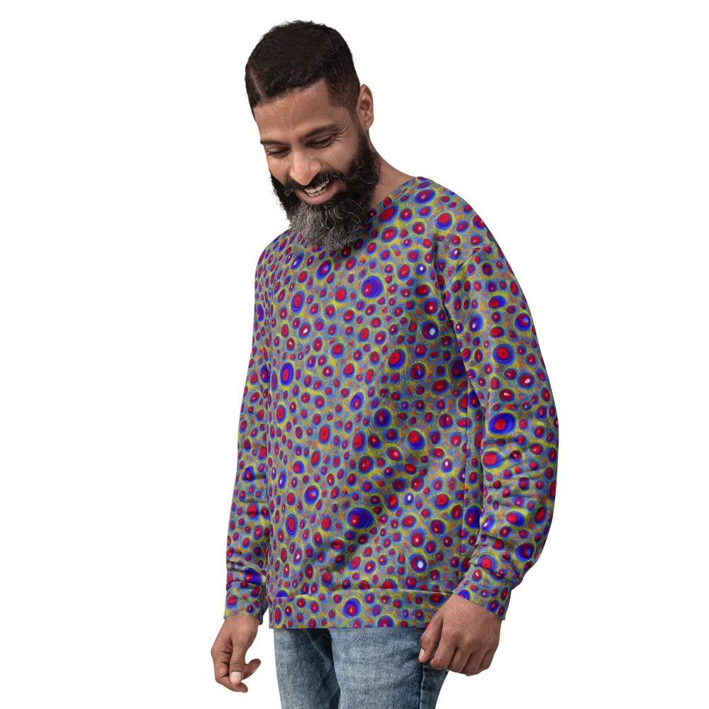 Prismatic Tide on Sweatshirt — Left Front