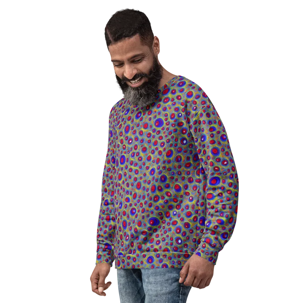 Prismatic Tide on Sweatshirt — Left Front