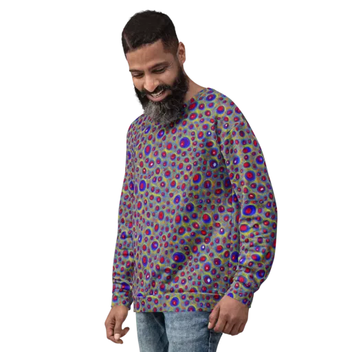 Prismatic Tide on a Sweatshirt