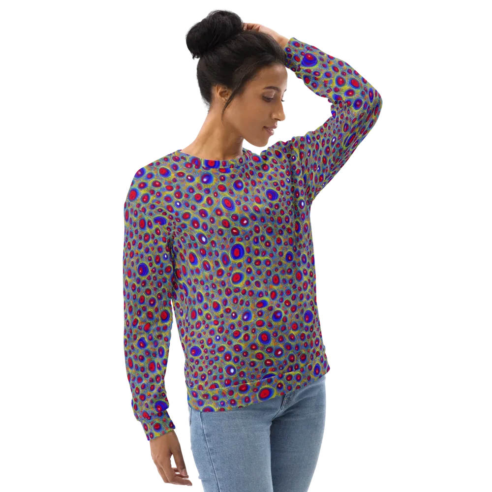 Prismatic Tide on Sweatshirt — Right Front