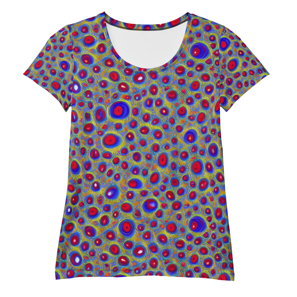 Prismatic Tide on Women's Athletic T-Shirt — Front