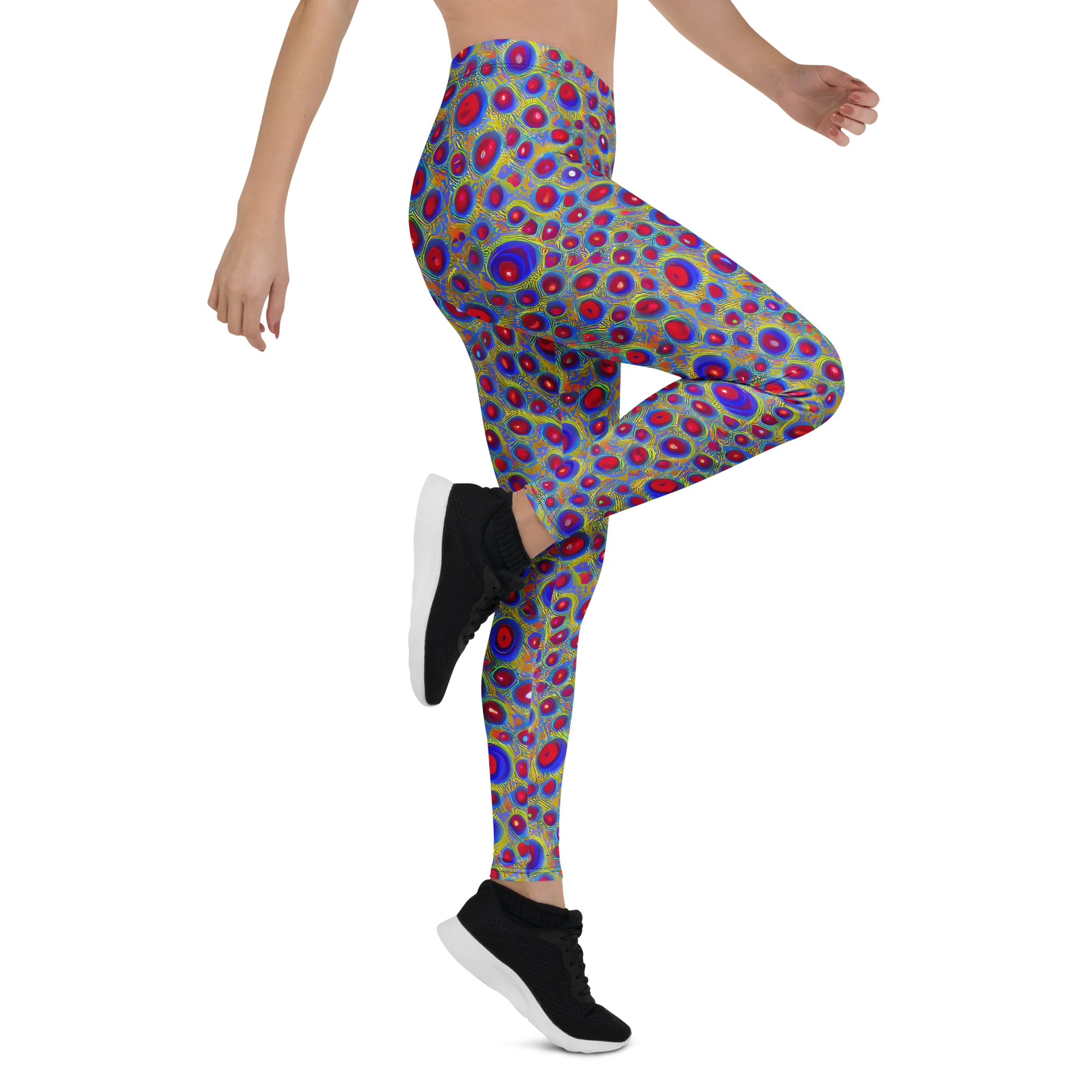 Prismatic Tide on Leggings — Right