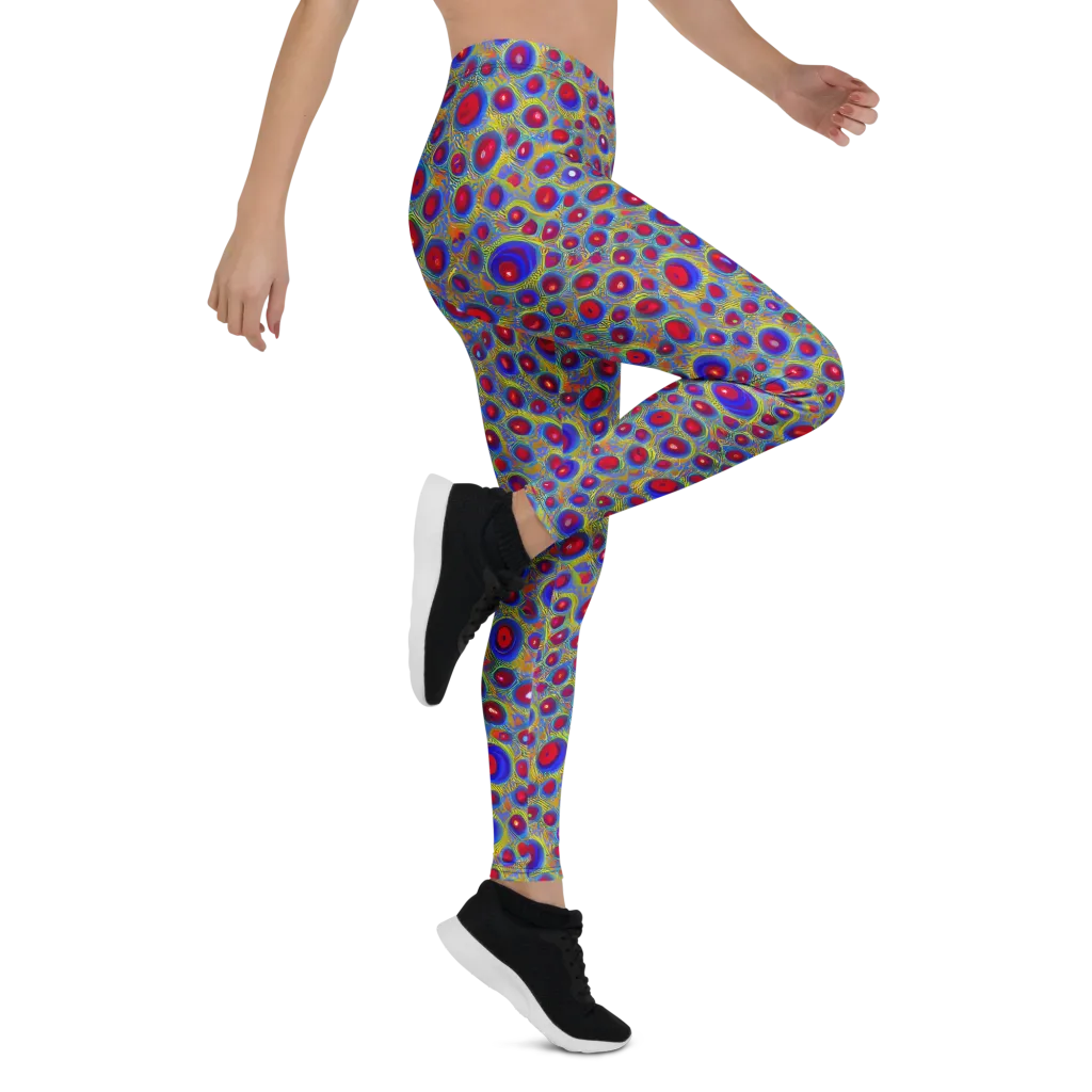 Prismatic Tide on Leggings — Right