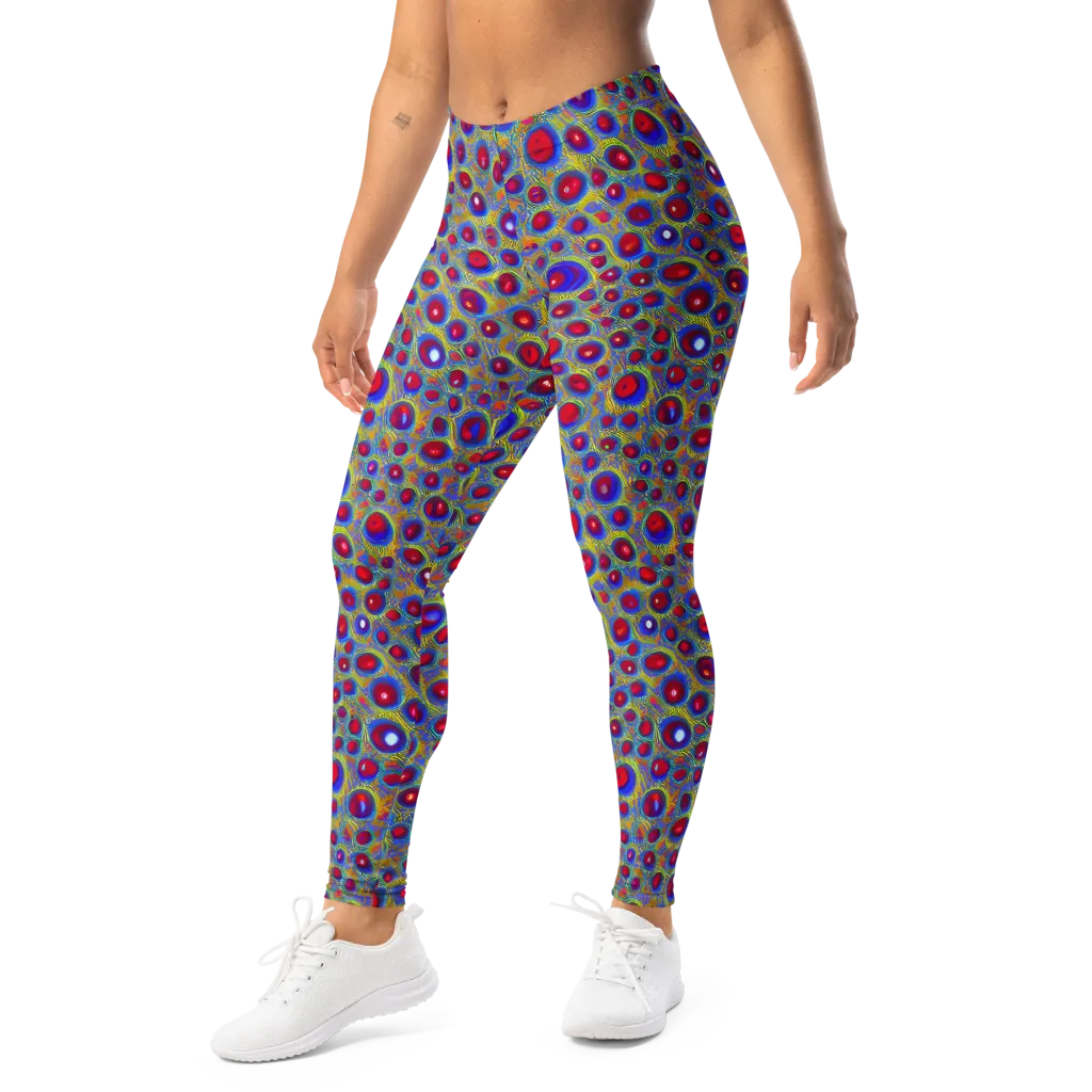 Prismatic Tide on Leggings — Left Front