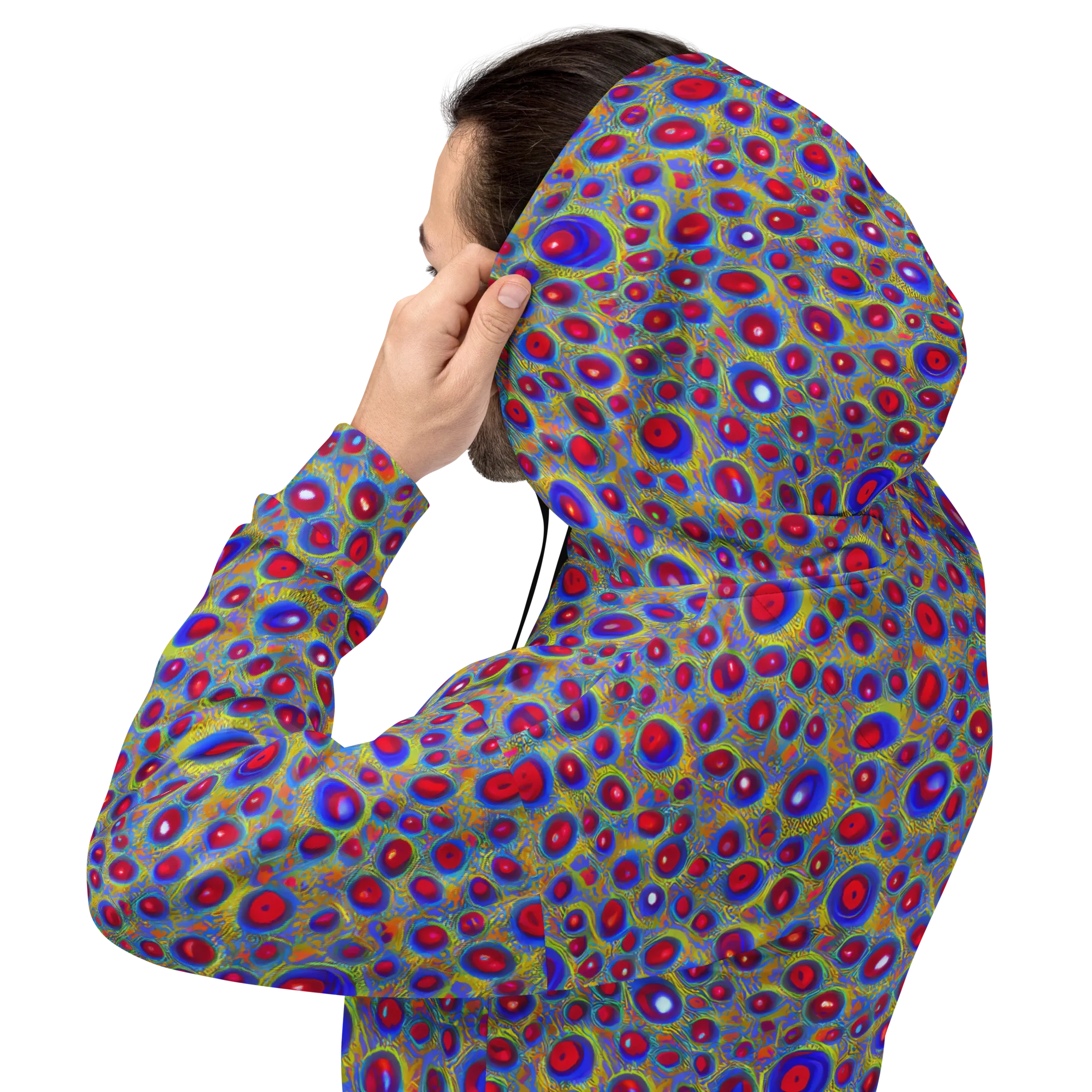 Prismatic Tide on Hoodie — Back