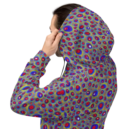 Prismatic Tide on a Hoodie