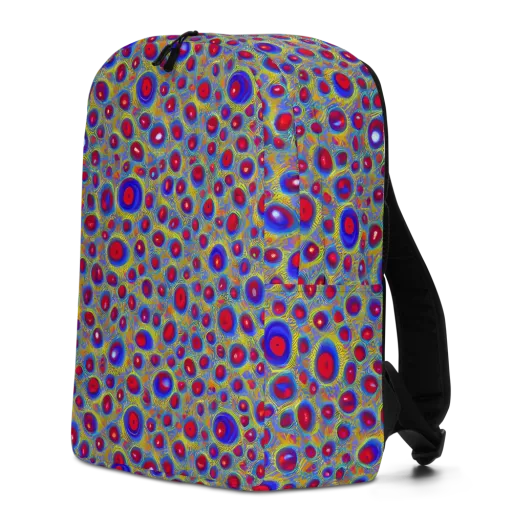 Prismatic Tide on a Minimalist Backpack