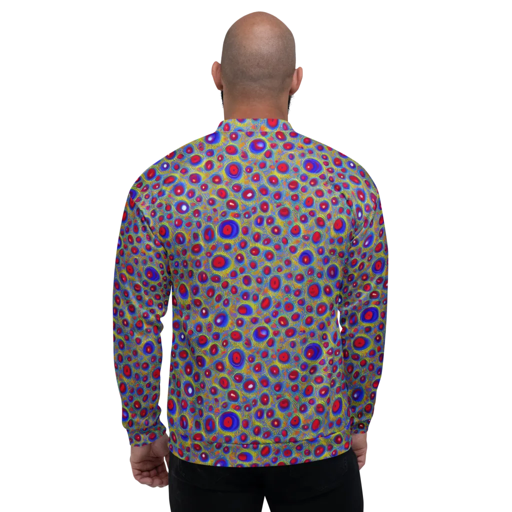 Prismatic Tide on Bomber Jacket — Back