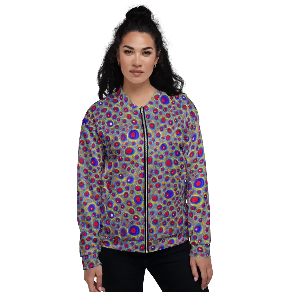 Prismatic Tide on Bomber Jacket — Front