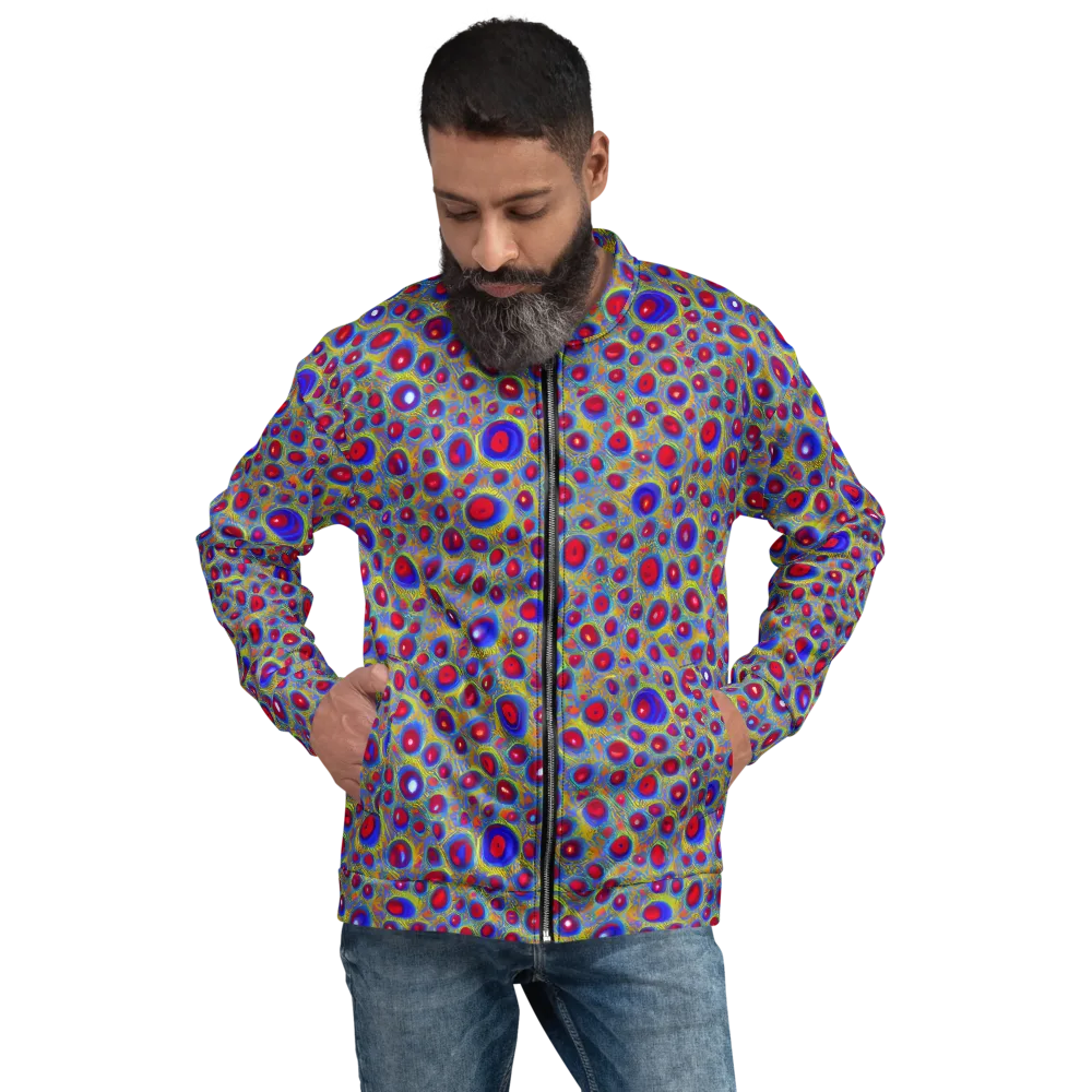Prismatic Tide on Bomber Jacket — Front