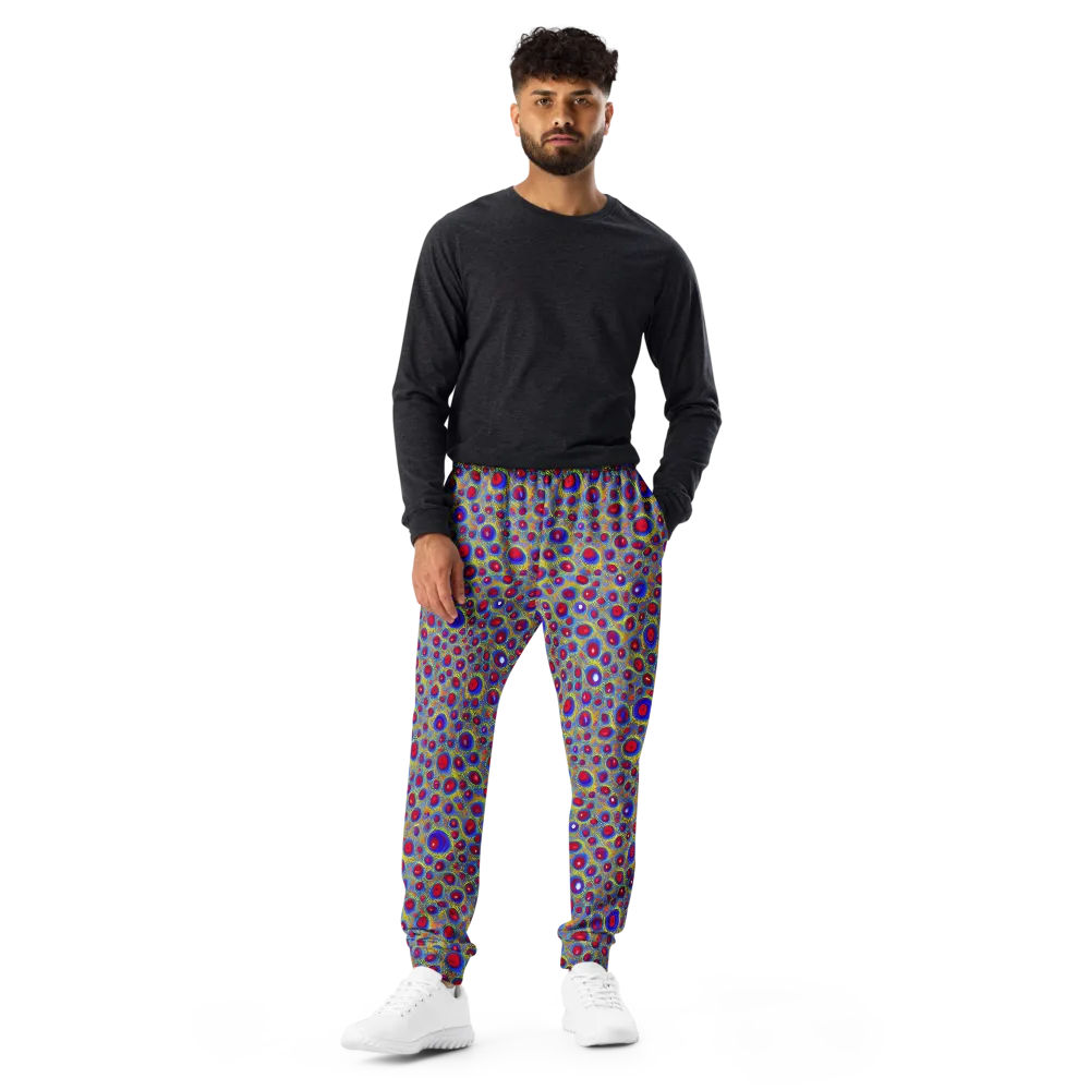 Prismatic Tide on Men's Joggers — Front