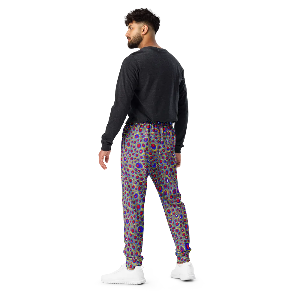 Prismatic Tide on Men's Joggers — Back