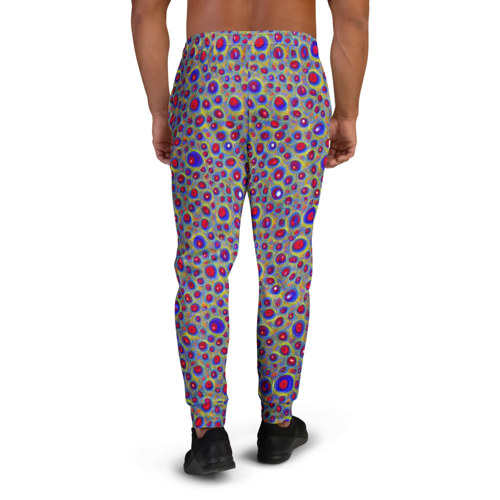 Prismatic Tide on Men's Joggers — Back