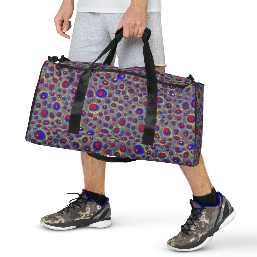 Prismatic Tide on Duffle Bag — Front
