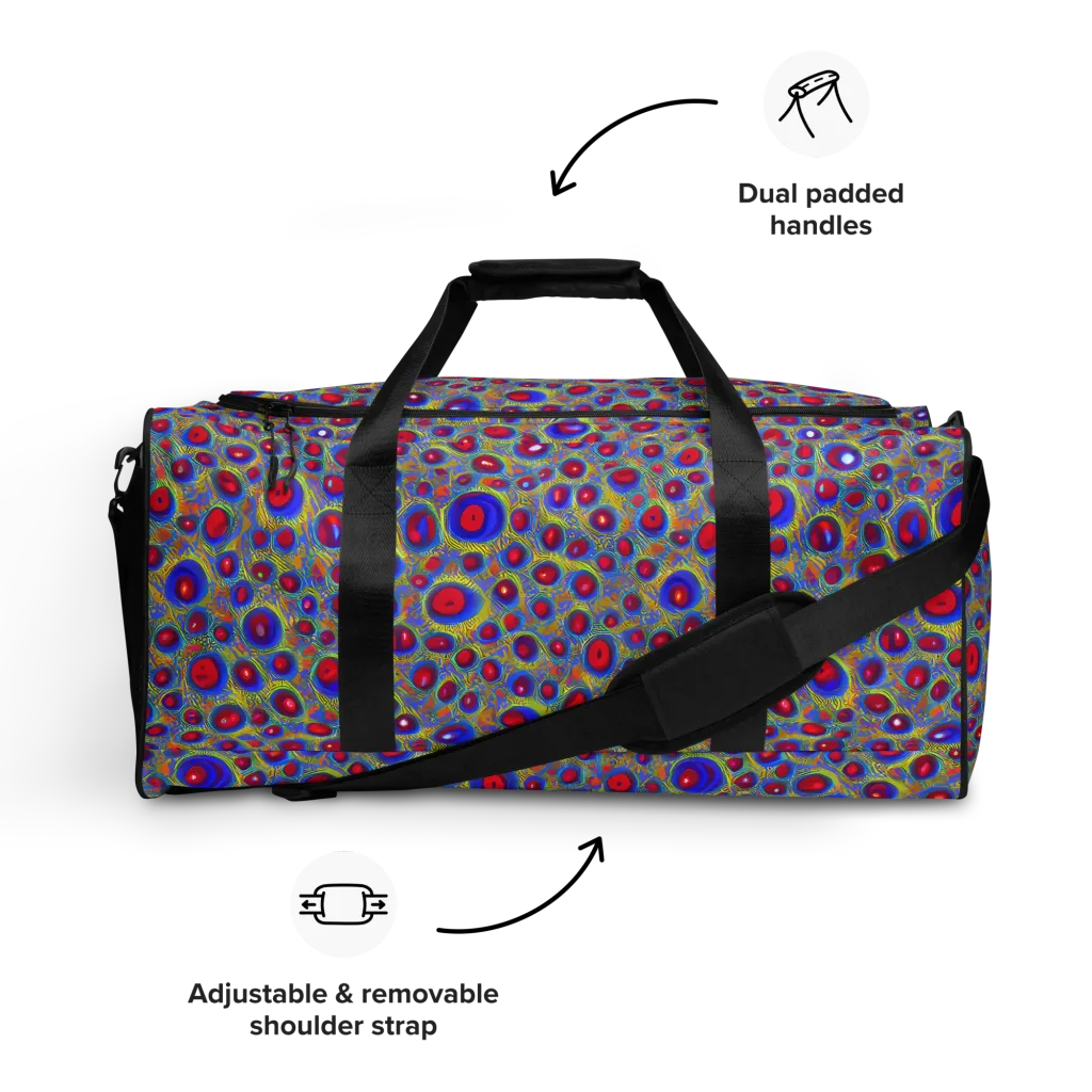 Prismatic Tide on Duffle Bag — Front