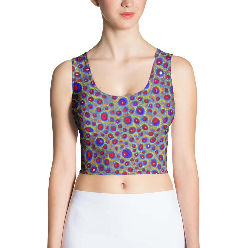Prismatic Tide on Crop Top — Front
