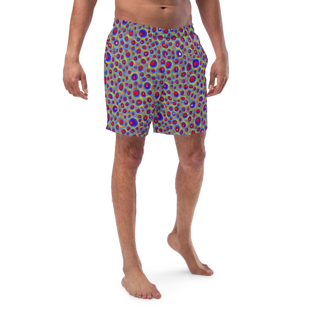 Prismatic Tide on Swim Trunks — Front