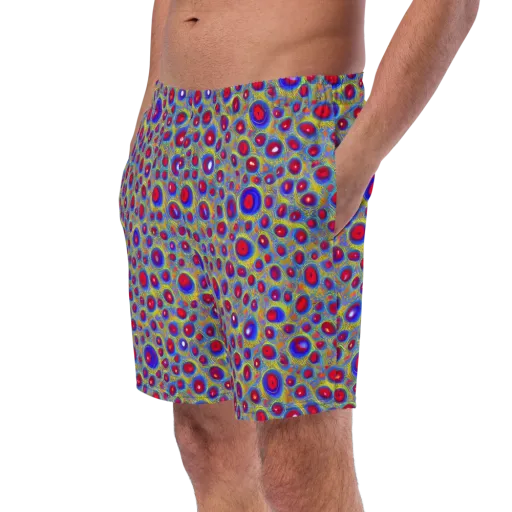 Prismatic Tide on a Swim Trunks
