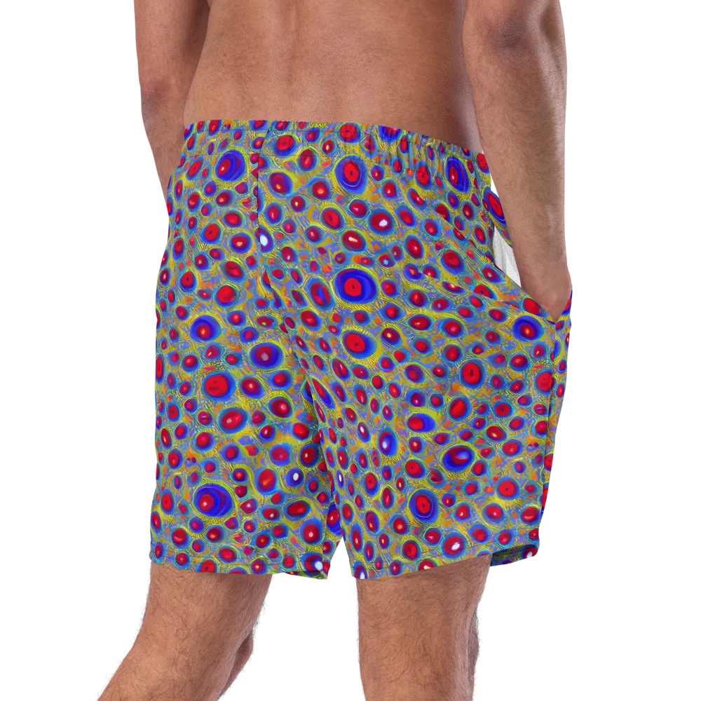 Prismatic Tide on Swim Trunks — Right Back