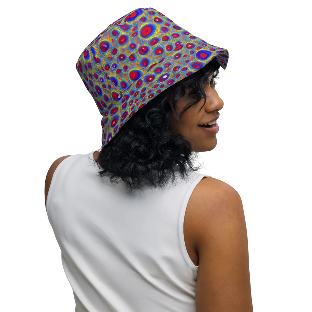 Prismatic Tide on Reversible Bucket Hat — Right Outside