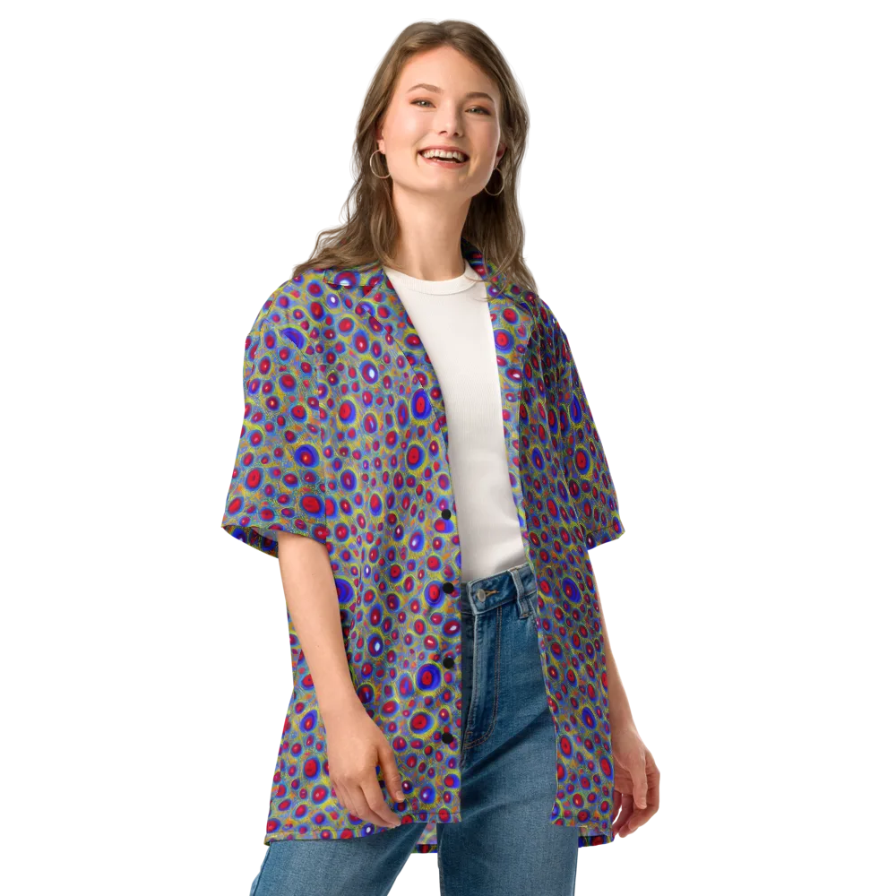 Prismatic Tide on Button Shirt — Front
