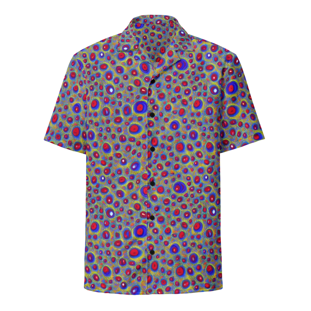 Prismatic Tide on Button Shirt — Front