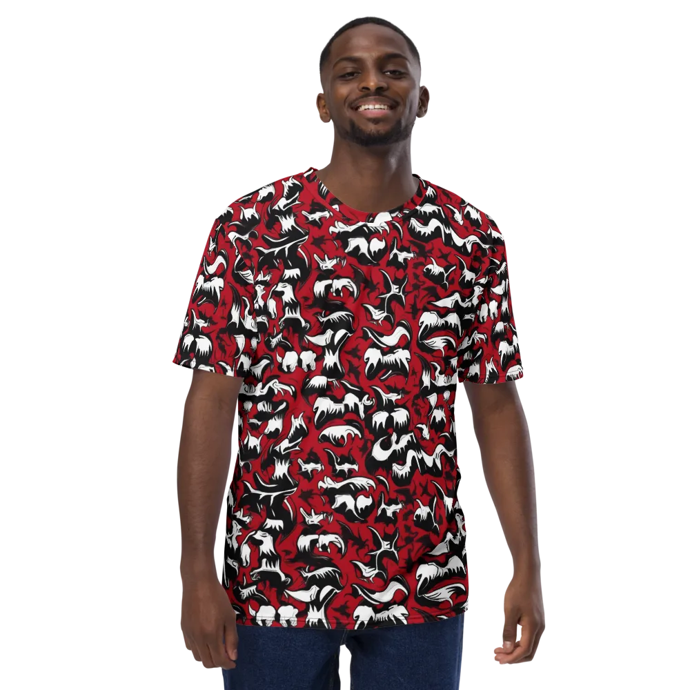 Batwing Ballet on Men's Crew Neck T-Shirt — Front