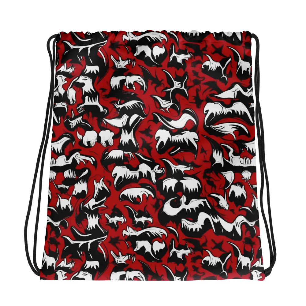 Batwing Ballet on Drawstring Bag — Photo