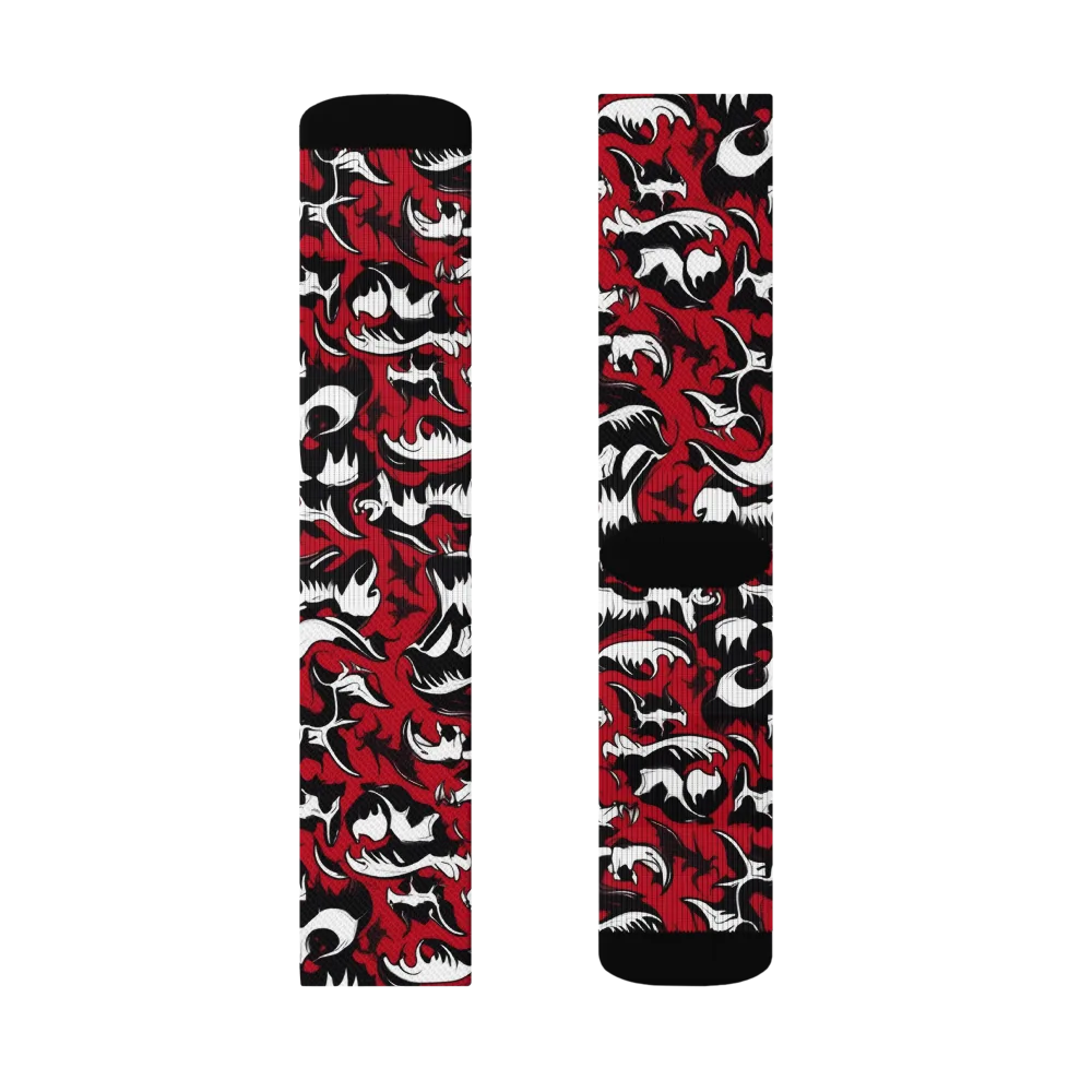 Batwing Ballet on Socks — Right Sock