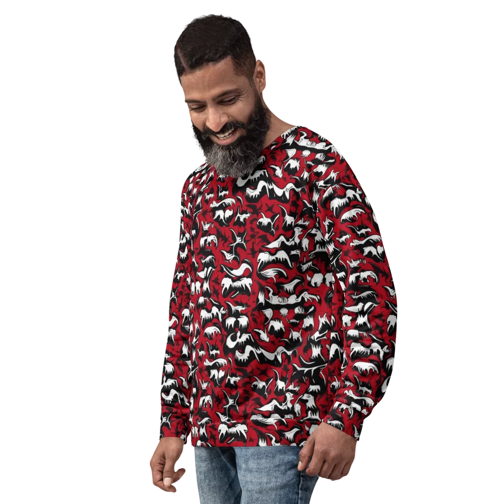 Batwing Ballet on Sweatshirt — Left Front