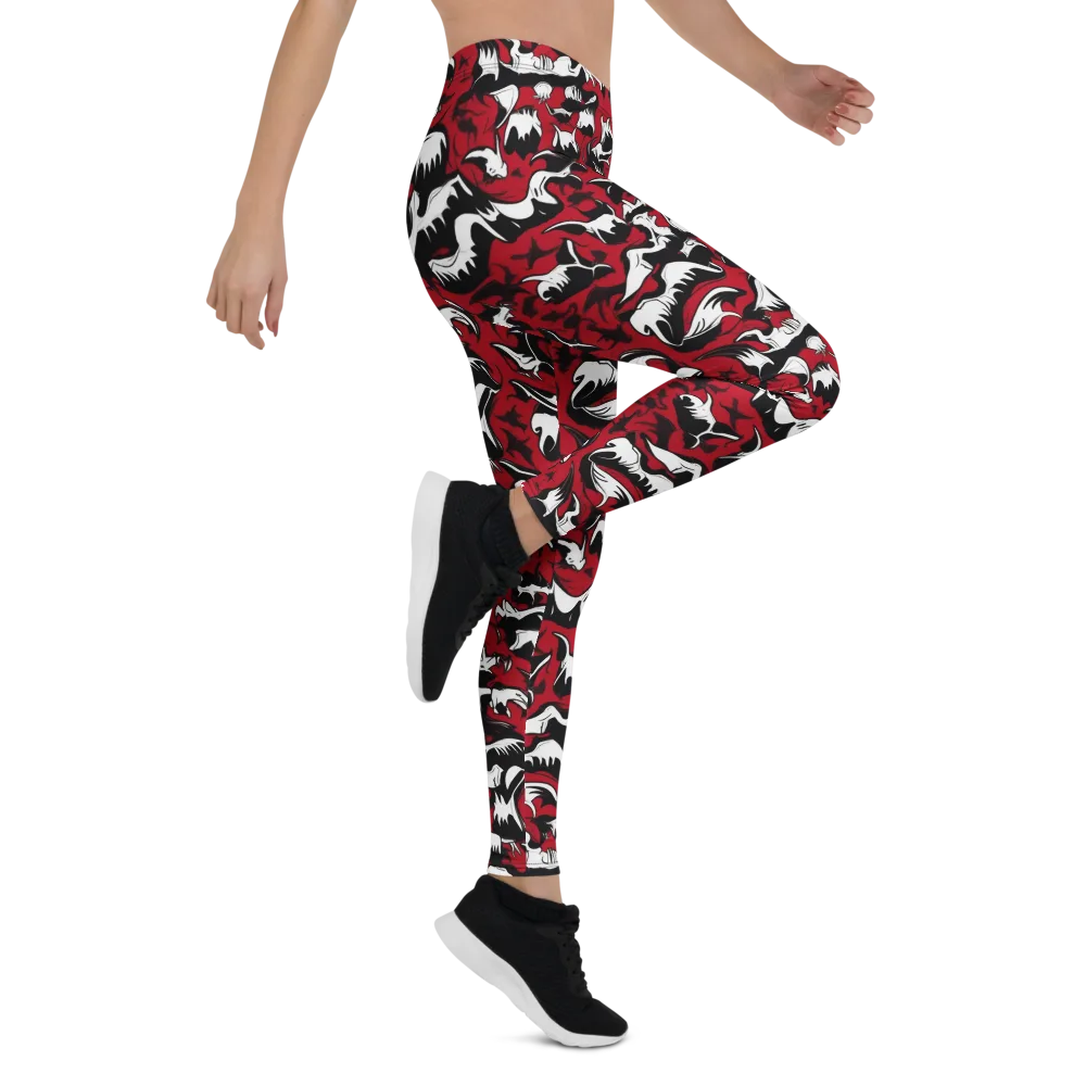 Batwing Ballet on Leggings — Right