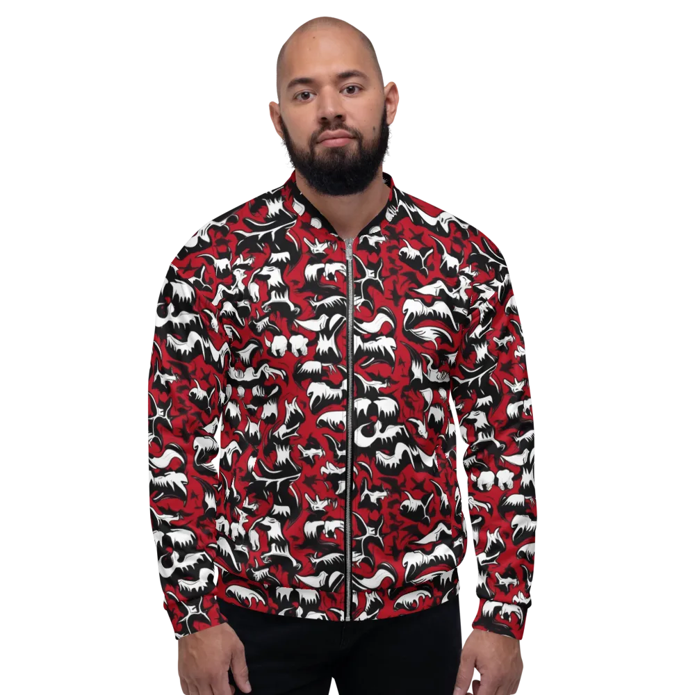 Batwing Ballet on Bomber Jacket — Front