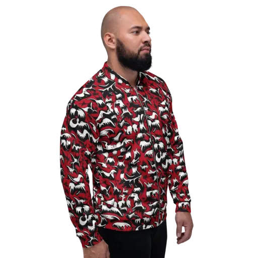 Batwing Ballet on a Bomber Jacket