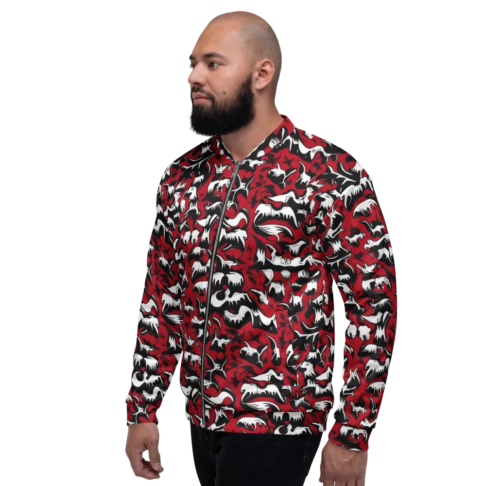 Batwing Ballet on Bomber Jacket — Left