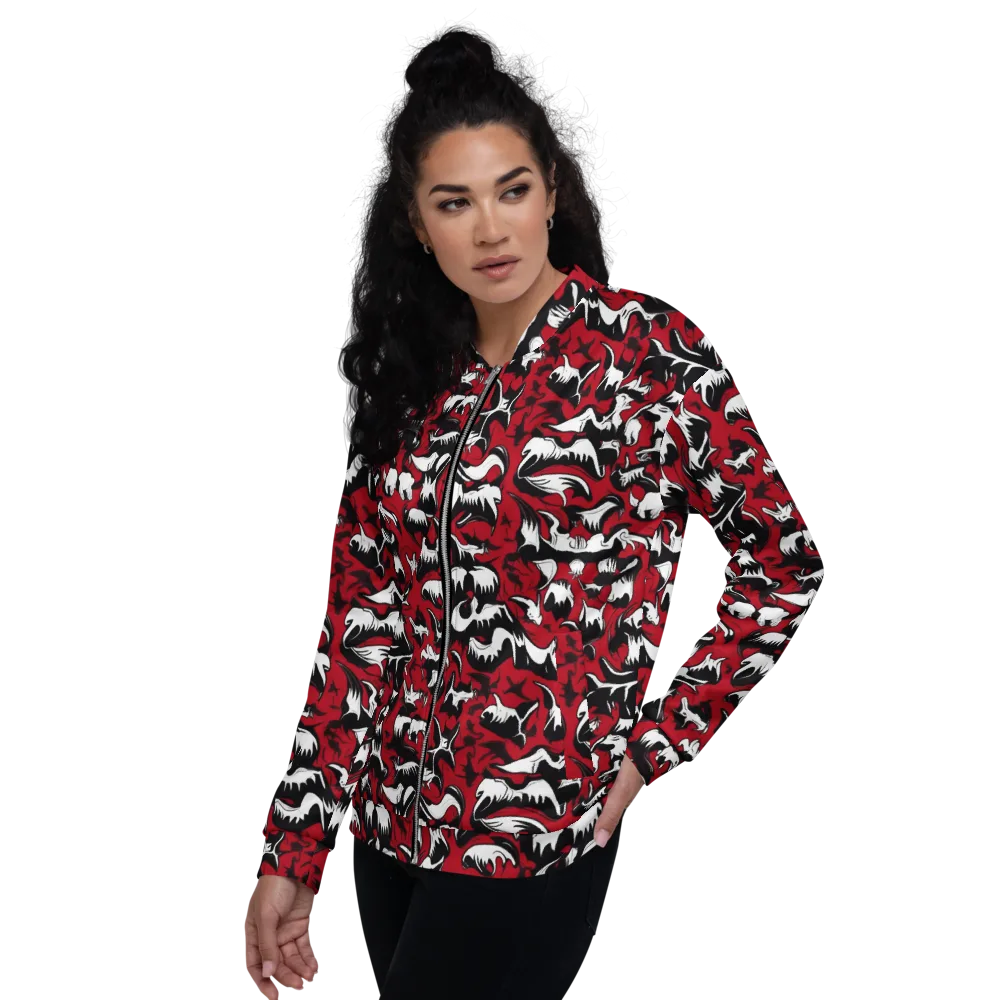 Batwing Ballet on Bomber Jacket — Left