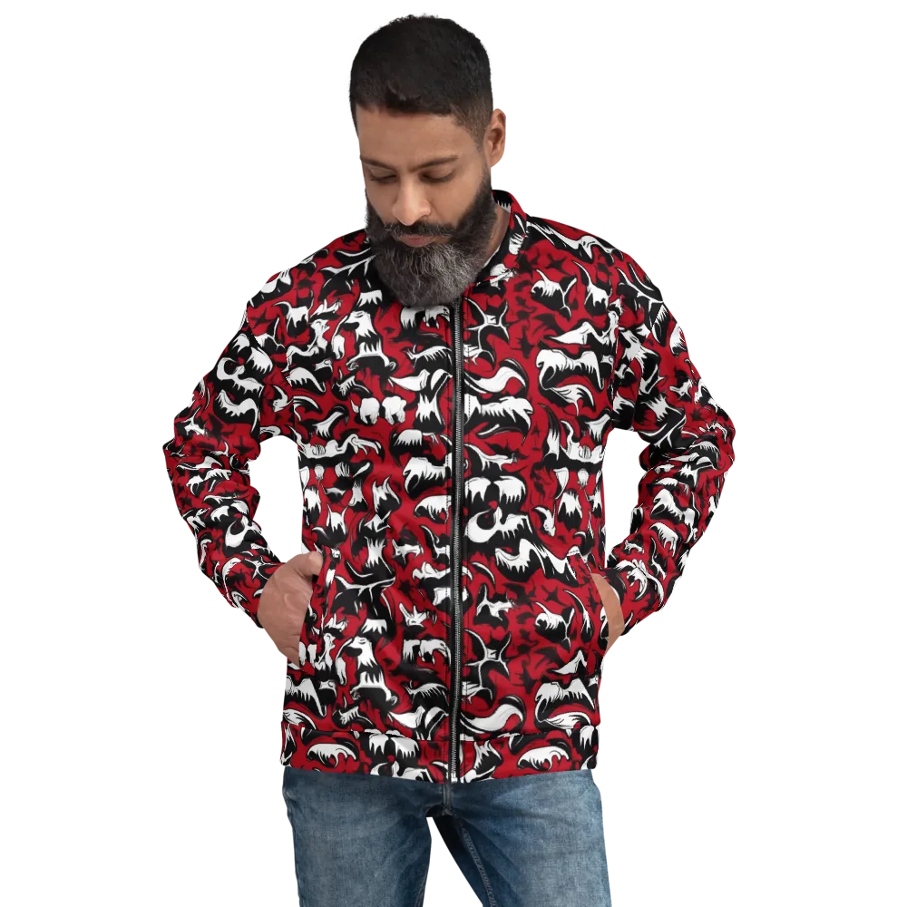 Batwing Ballet on Bomber Jacket — Front
