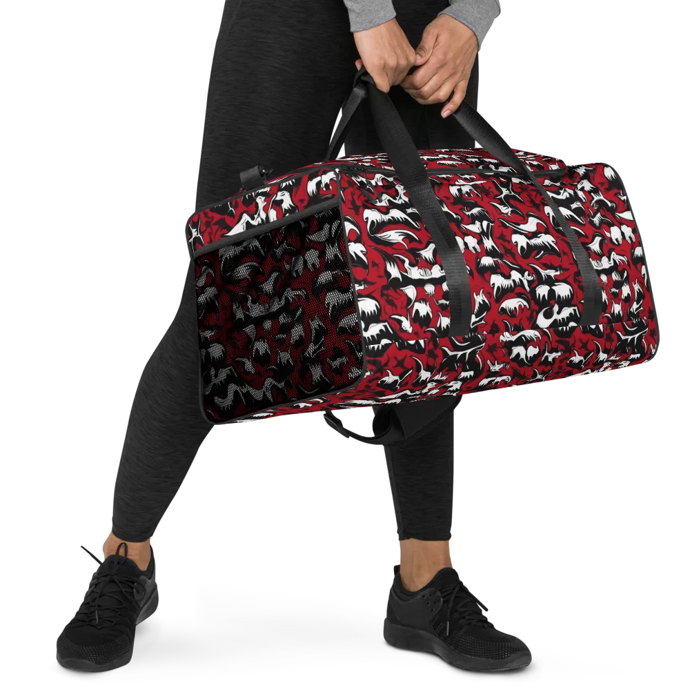 Batwing Ballet on Duffle Bag — Right Front
