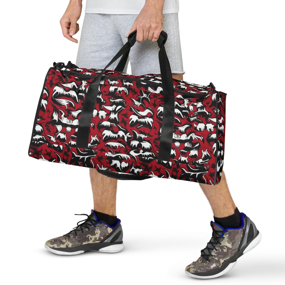 Batwing Ballet on Duffle Bag — Front