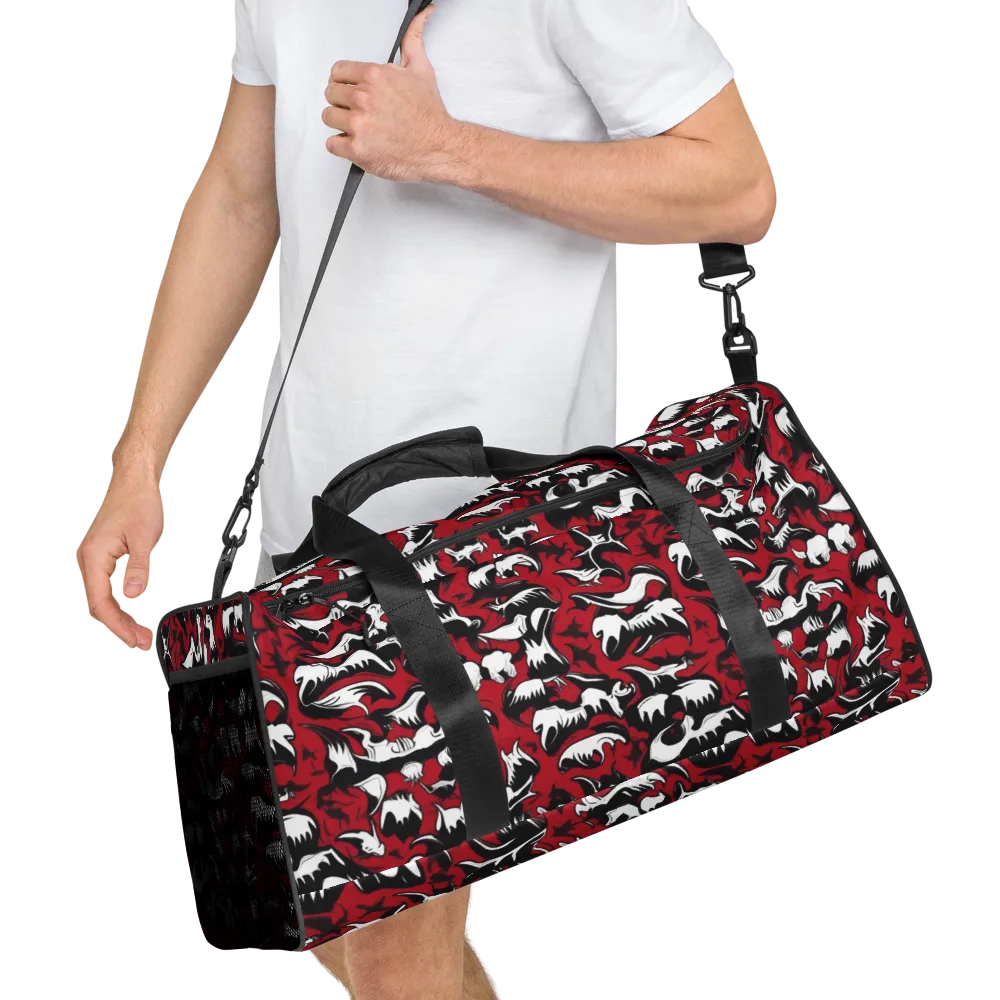 Batwing Ballet on Duffle Bag — Right Front