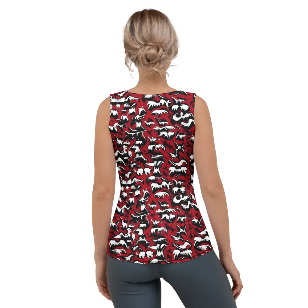 Batwing Ballet on Women's Tank Top — Back