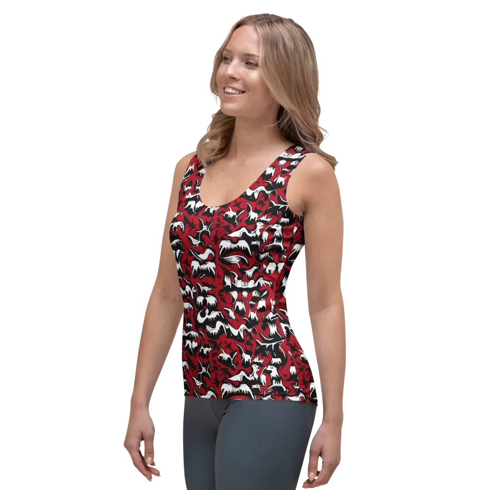 Batwing Ballet on Women's Tank Top — Left Front
